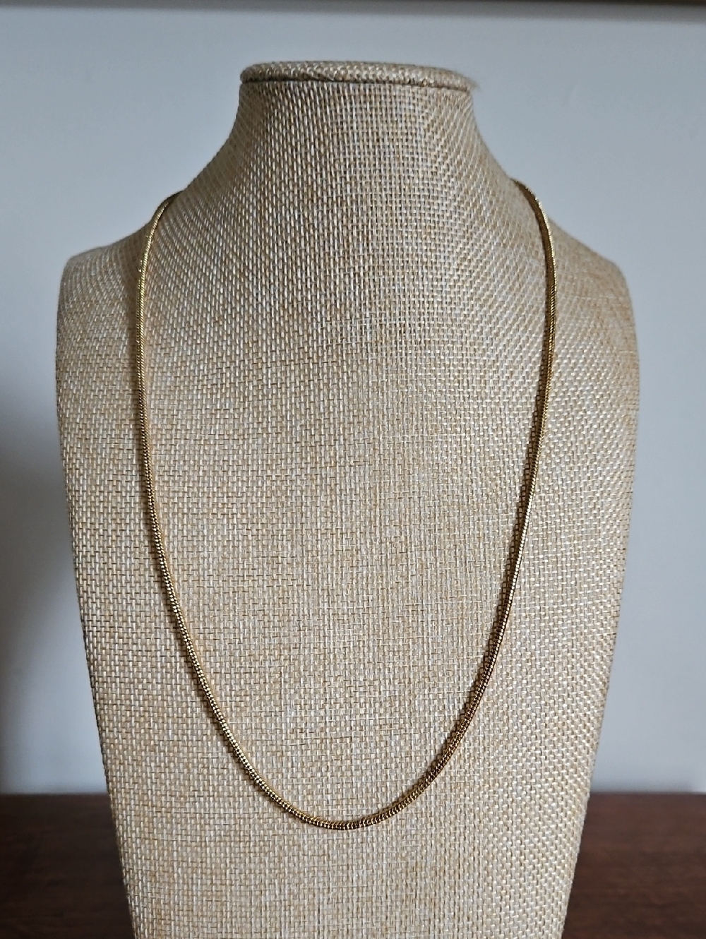 Gold-Tone Snake Chain Necklace